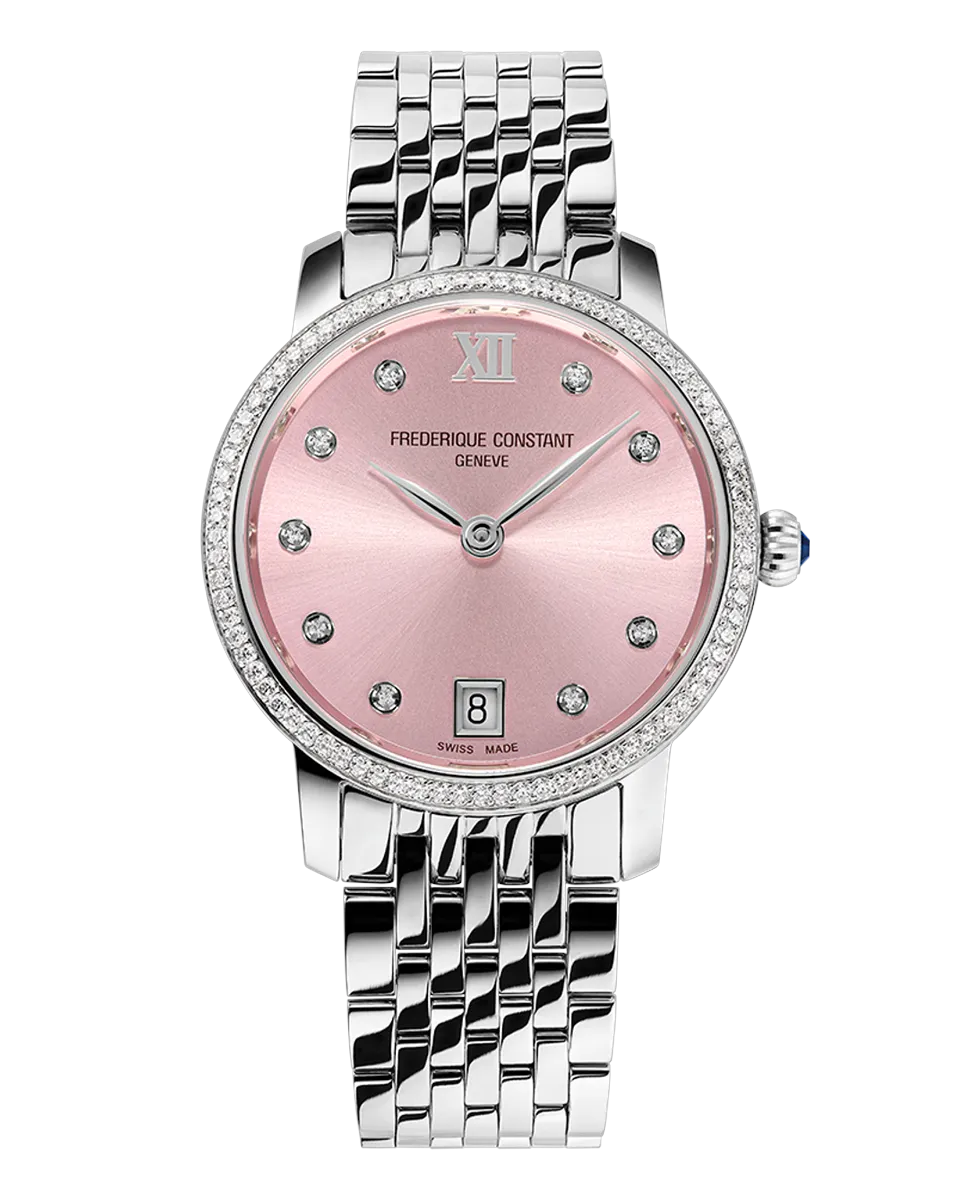 Classics Slimline Ladies Watch FC-220LPD1SD26B | Frederique Constant